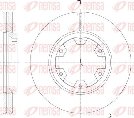 Kawe 6466 10 - Спирачен диск vvparts.bg