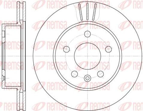 Kawe 6460 10 - Спирачен диск vvparts.bg