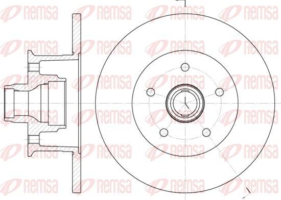 Kawe 6468 00 - Спирачен диск vvparts.bg