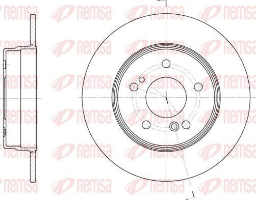 Kawe 6467 00 - Спирачен диск vvparts.bg