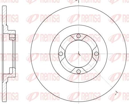 Kawe 6400 00 - Спирачен диск vvparts.bg