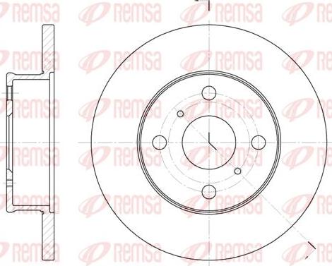 Kawe 6401 00 - Спирачен диск vvparts.bg