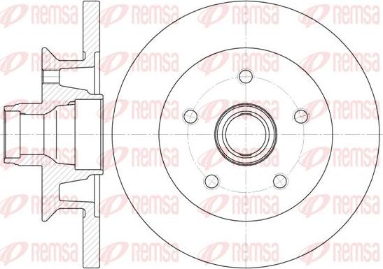 Kawe 64.1500 - Спирачен диск vvparts.bg