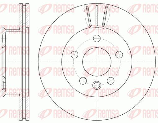 Kawe 6416 10 - Спирачен диск vvparts.bg