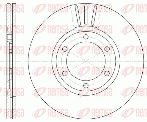 Kawe 6413 10 - Спирачен диск vvparts.bg