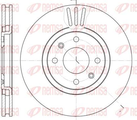 Kawe 6486 10 - Спирачен диск vvparts.bg