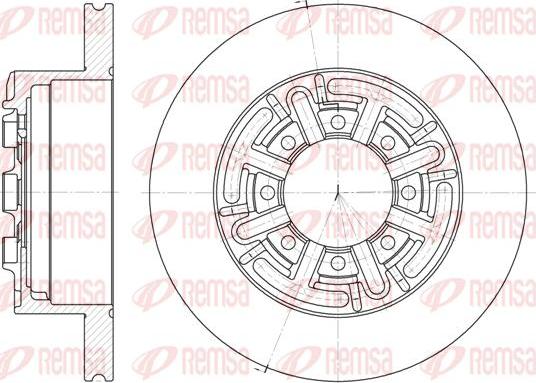 Kawe 6420 00 - Спирачен диск vvparts.bg