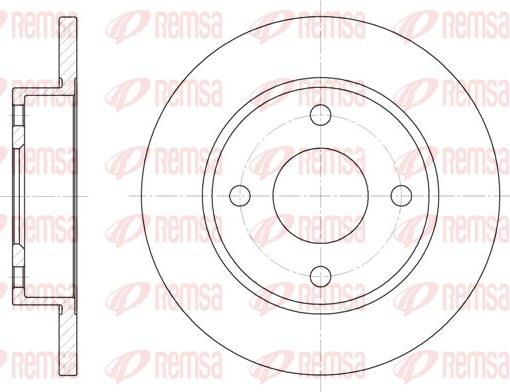 Kawe 64.2700 - Спирачен диск vvparts.bg