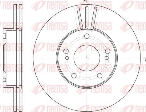 Kawe 6474 10 - Спирачен диск vvparts.bg