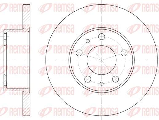 Kawe 6473 00 - Спирачен диск vvparts.bg