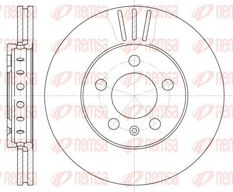 Kawe 6545 10 - Спирачен диск vvparts.bg