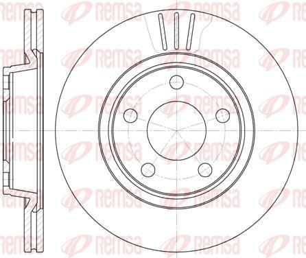 Kawe 6548 10 - Спирачен диск vvparts.bg