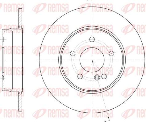 Kawe 6555 00 - Спирачен диск vvparts.bg