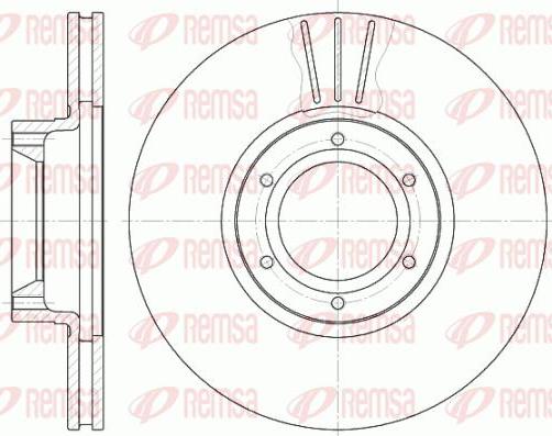 Kawe 6567 10 - Спирачен диск vvparts.bg