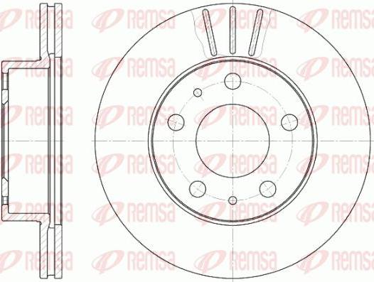 Kawe 6504 10 - Спирачен диск vvparts.bg