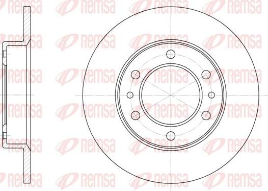 Kawe 6505 00 - Спирачен диск vvparts.bg