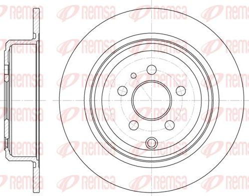 Kawe 6502 00 - Спирачен диск vvparts.bg