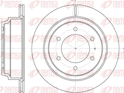 Mintex MDC0986 - Спирачен диск vvparts.bg