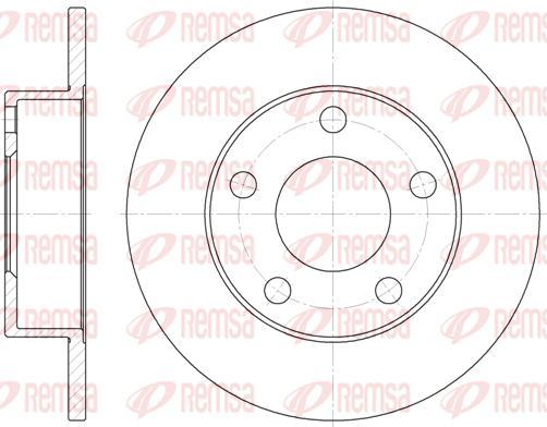 Kawe 6513 00 - Спирачен диск vvparts.bg