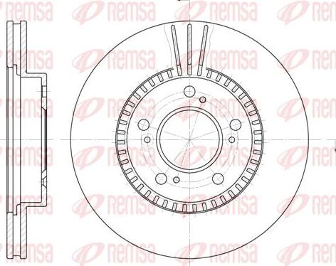 Kawe 6586 10 - Спирачен диск vvparts.bg