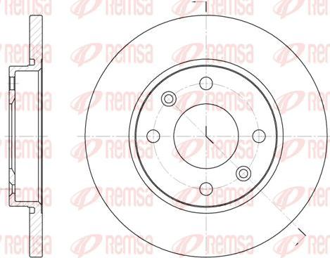 Kawe 6535 00 - Спирачен диск vvparts.bg