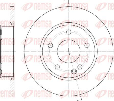 Kawe 6526 00 - Спирачен диск vvparts.bg