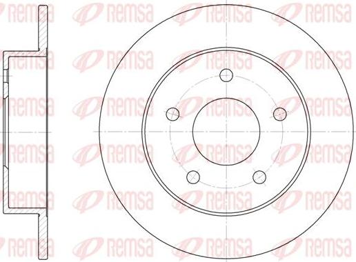 Kawe 6574 00 - Спирачен диск vvparts.bg