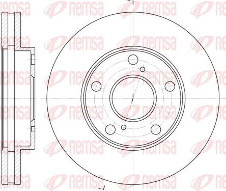 Kawe 6571 10 - Спирачен диск vvparts.bg