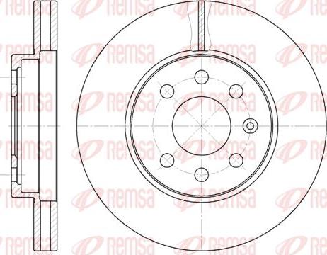 Kawe 6573 10 - Спирачен диск vvparts.bg