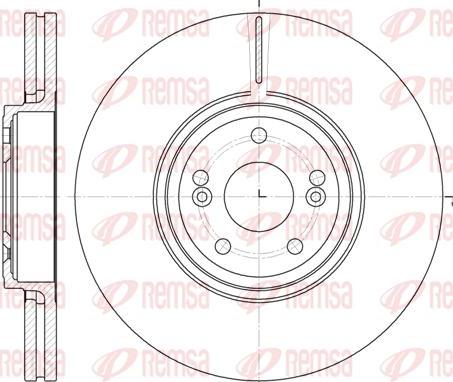 Kawe 6695 10 - Спирачен диск vvparts.bg