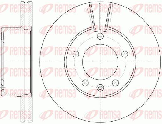 Kawe 6643 10 - Спирачен диск vvparts.bg