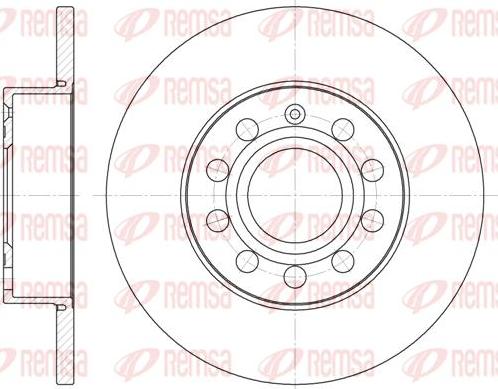 Kawe 6650 00 - Спирачен диск vvparts.bg