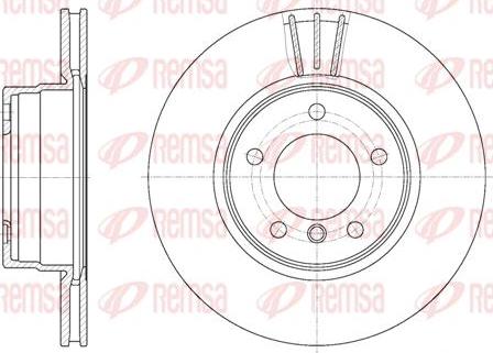 Kawe 6653 10 - Спирачен диск vvparts.bg