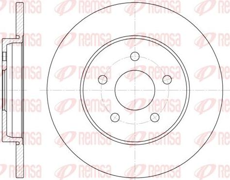 Kawe 6661 00 - Спирачен диск vvparts.bg