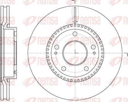 Kawe 6663 10 - Спирачен диск vvparts.bg