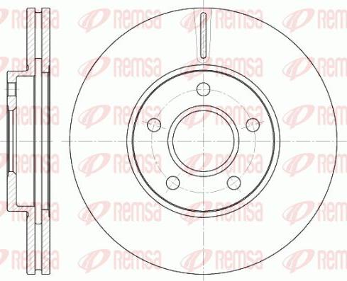 Kawe 6662 10 - Спирачен диск vvparts.bg