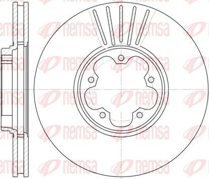 Kawe 6609 10 - Спирачен диск vvparts.bg