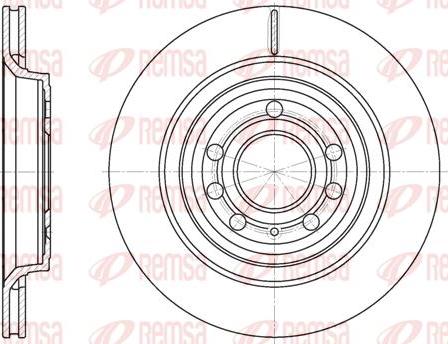 Kawe 6686 10 - Спирачен диск vvparts.bg