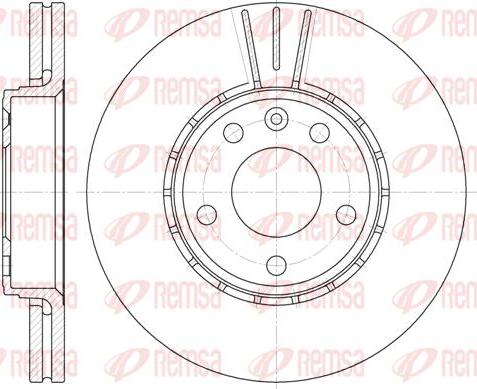 Kawe 6682 10 - Спирачен диск vvparts.bg