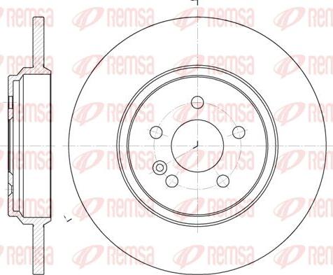 Kawe 6631 00 - Спирачен диск vvparts.bg