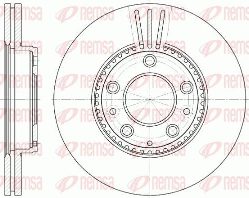 Kawe 6673 10 - Спирачен диск vvparts.bg