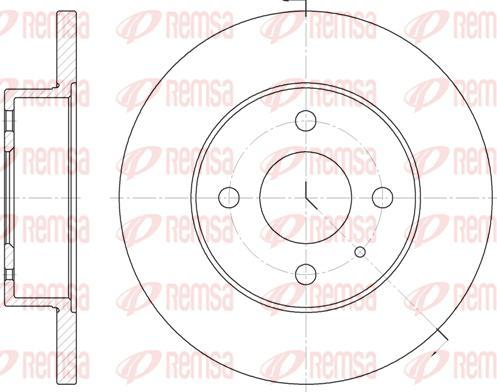 Kawe 6090 00 - Спирачен диск vvparts.bg