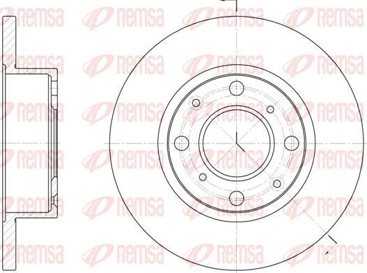 Kawe 6041 00 - Спирачен диск vvparts.bg