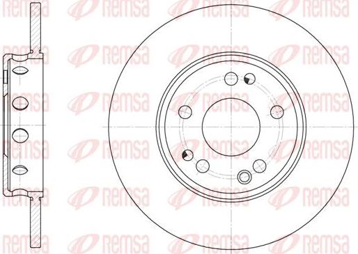 Kawe 6311 00 - Спирачен диск vvparts.bg