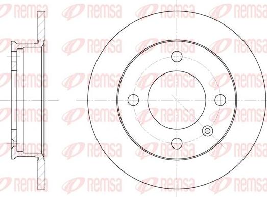 Kawe 6019 00 - Спирачен диск vvparts.bg