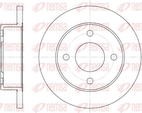 Kawe 60.1200 - Спирачен диск vvparts.bg