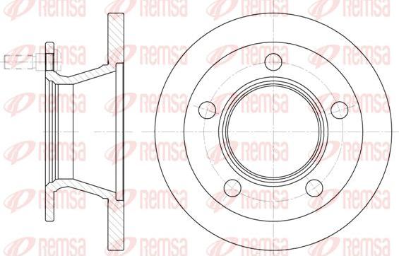 ABE C4M006ABE - Спирачен диск vvparts.bg