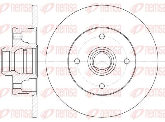 Kawe 6024 00 - Спирачен диск vvparts.bg