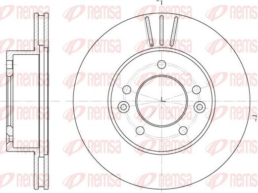 Kawe 61996 10 - Спирачен диск vvparts.bg