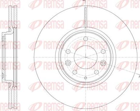 Kawe 61949 10 - Спирачен диск vvparts.bg